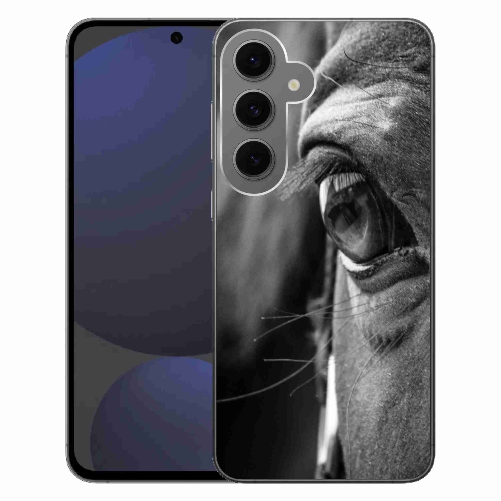 Gélový kryt mmCase na Samsung Galaxy S24FE - konský pohľad