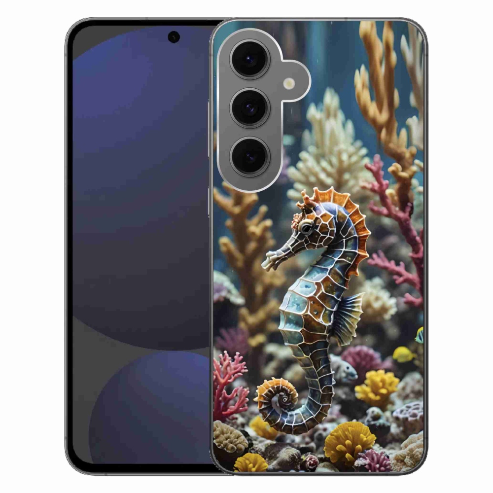 Gélový kryt mmCase na Samsung Galaxy S24FE - morský koník 2