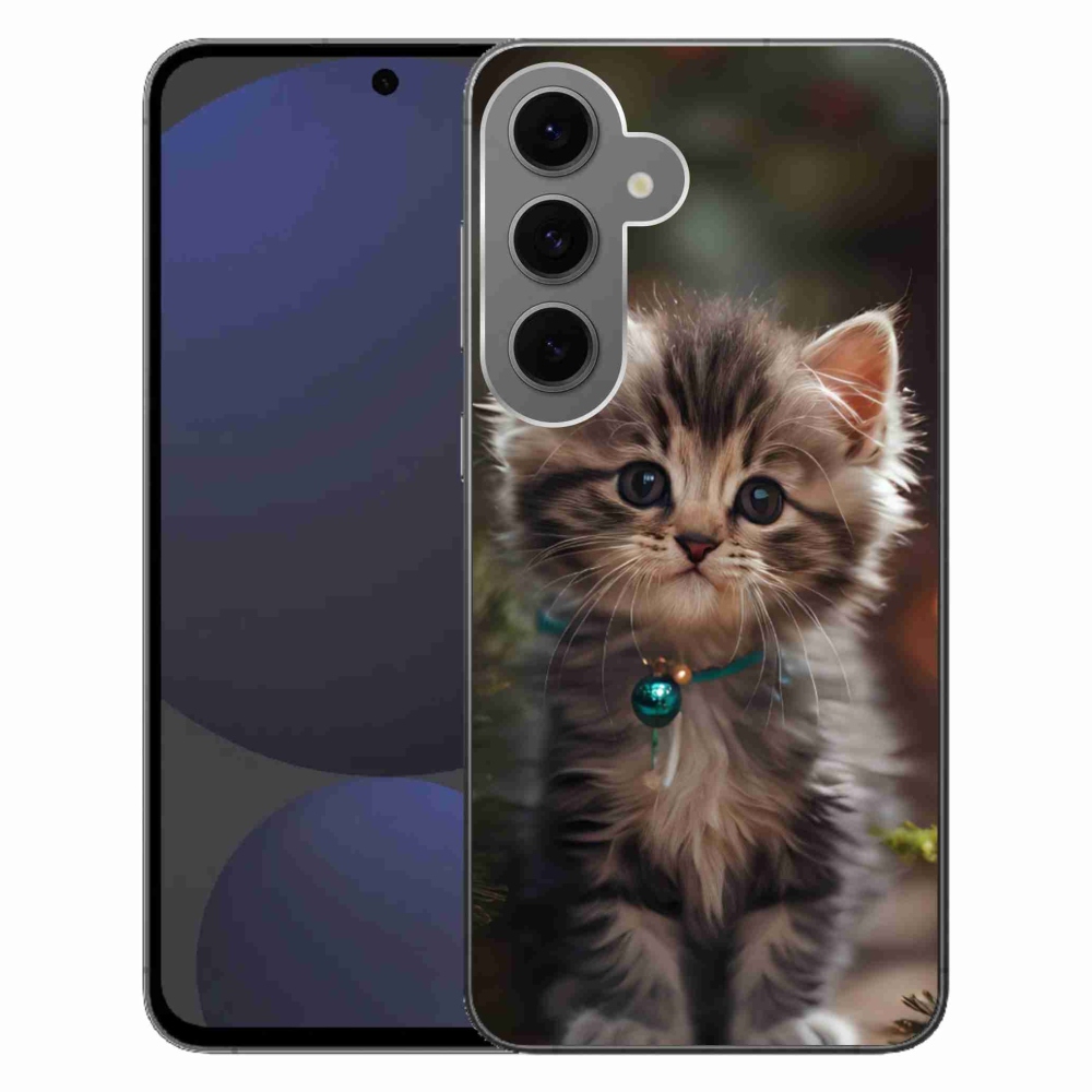 Gélový kryt mmCase na Samsung Galaxy S24FE - roztomilé mačiatko 11