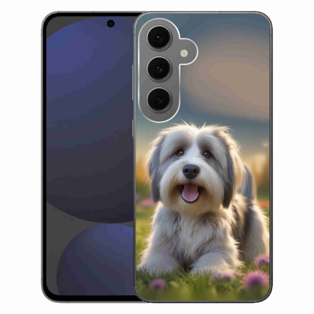 Gélový kryt mmCase na Samsung Galaxy S24FE - roztomilý havanský psík