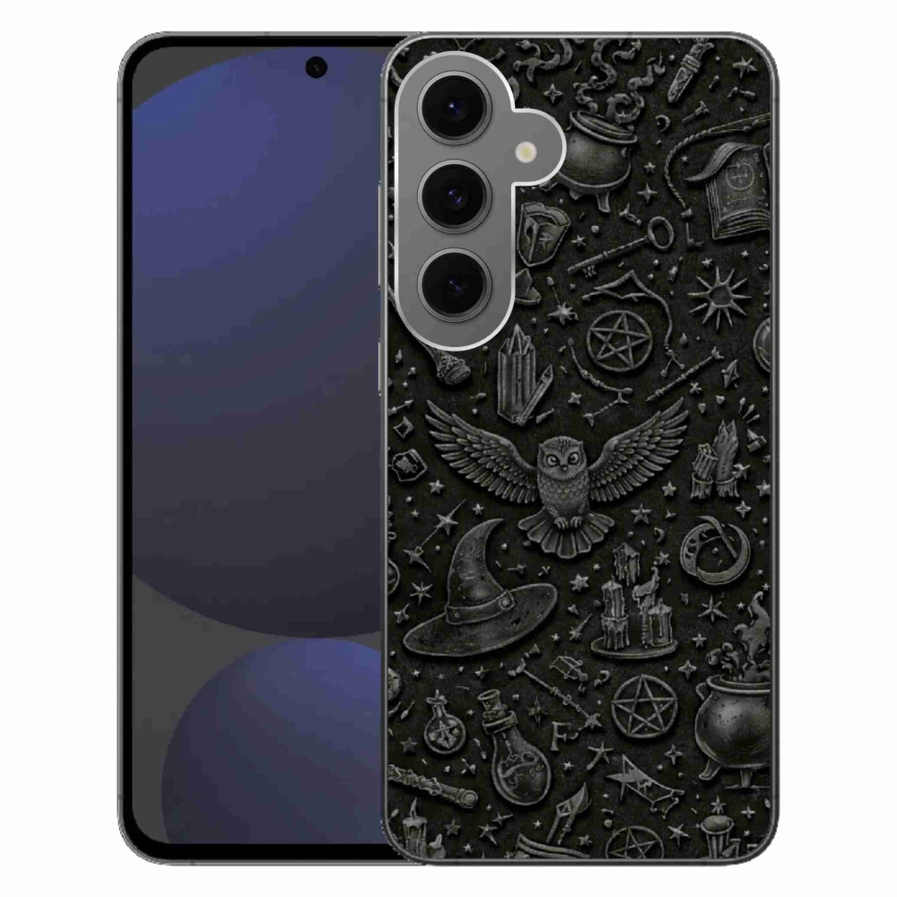 Gélový kryt mmCase na Samsung Galaxy S24FE - tmavý magický svet