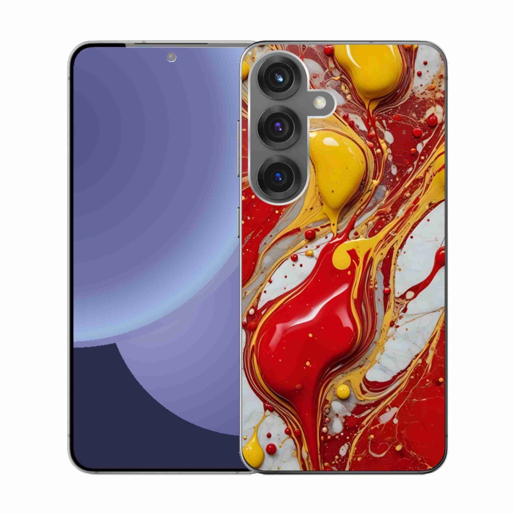 Gélový kryt mmCase na Samsung Galaxy S25 - abstraktný motív 42