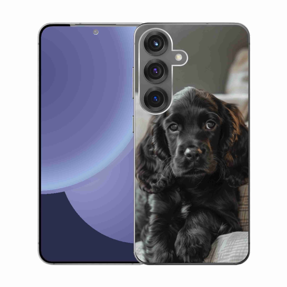 Gélový kryt mmCase na Samsung Galaxy S25 - anglický kokeršpaniel