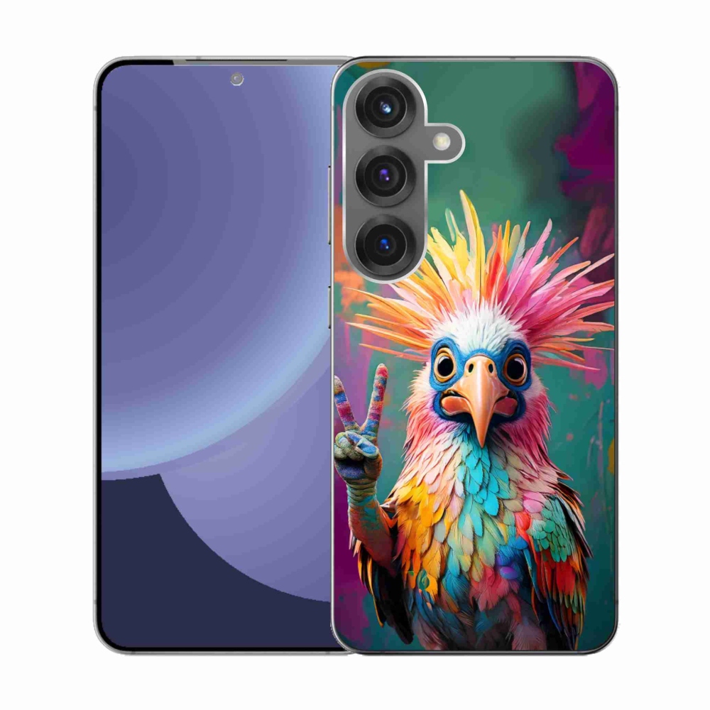 Gélový kryt mmCase na Samsung Galaxy S25 - farebný rebel