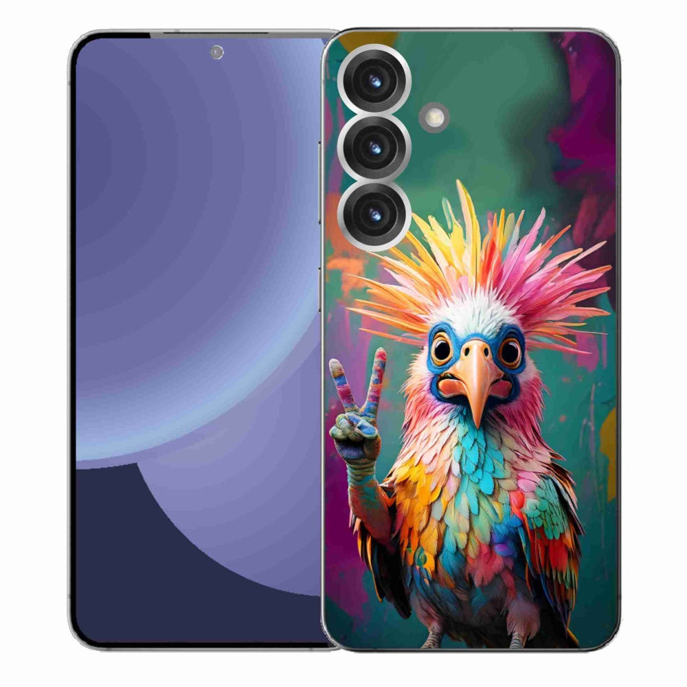 Gélový kryt mmCase na Samsung Galaxy S25+ - farebný rebel