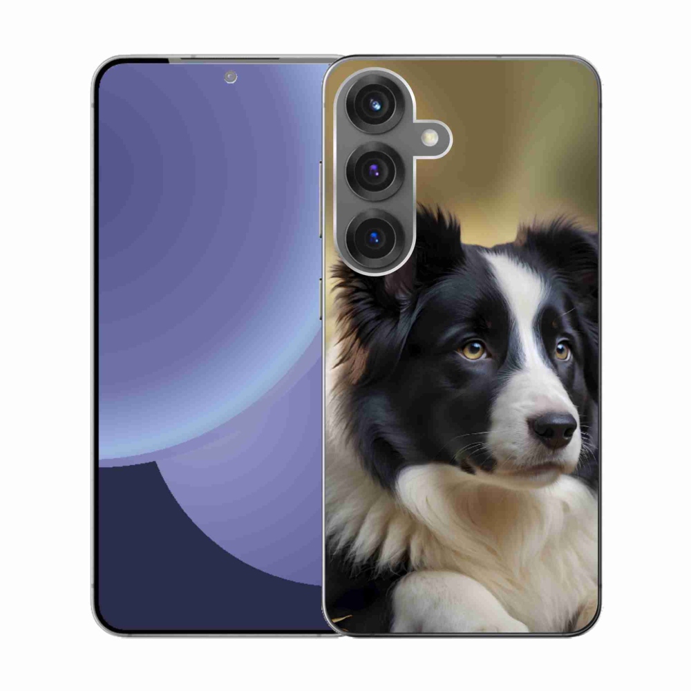 Gélový kryt mmCase na Samsung Galaxy S25 - border kólia 2