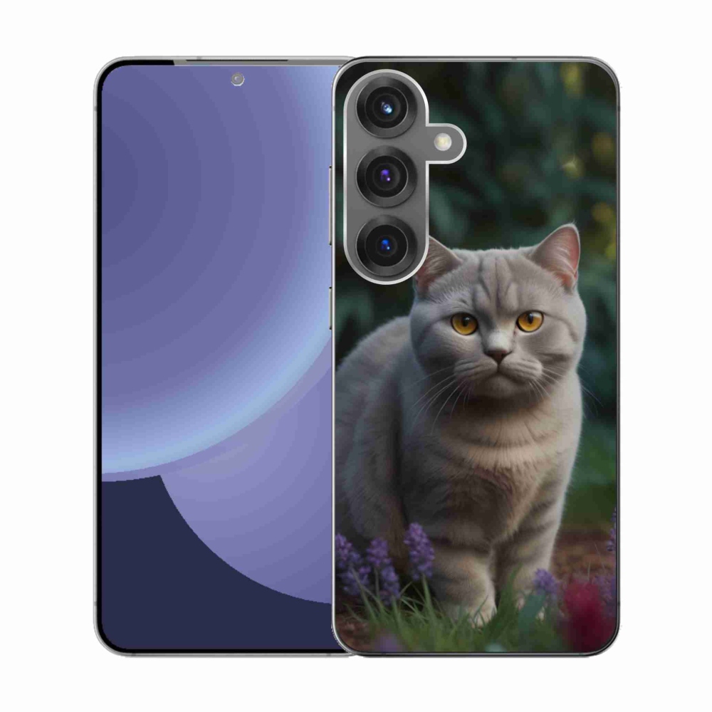 Gélový kryt mmCase na Samsung Galaxy S25 - britská mačka