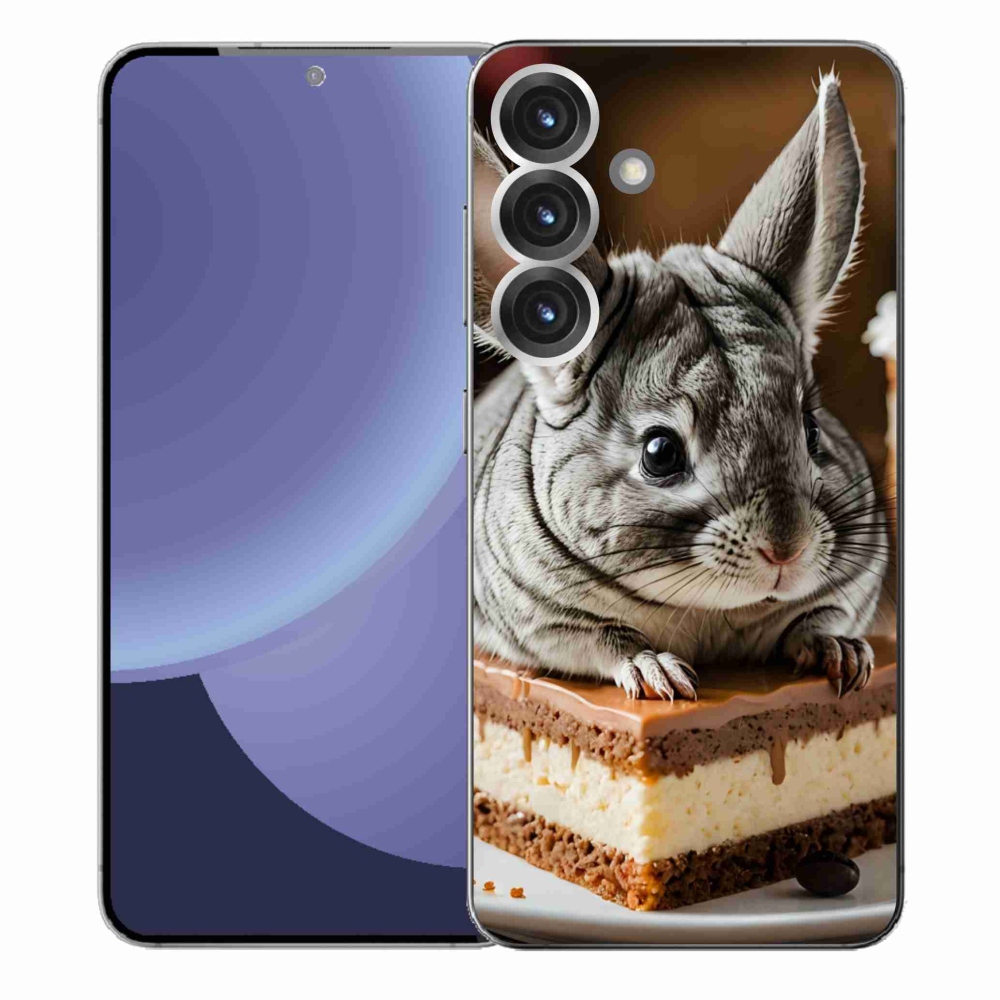 Gélový kryt mmCase na Samsung Galaxy S25+ - činčila