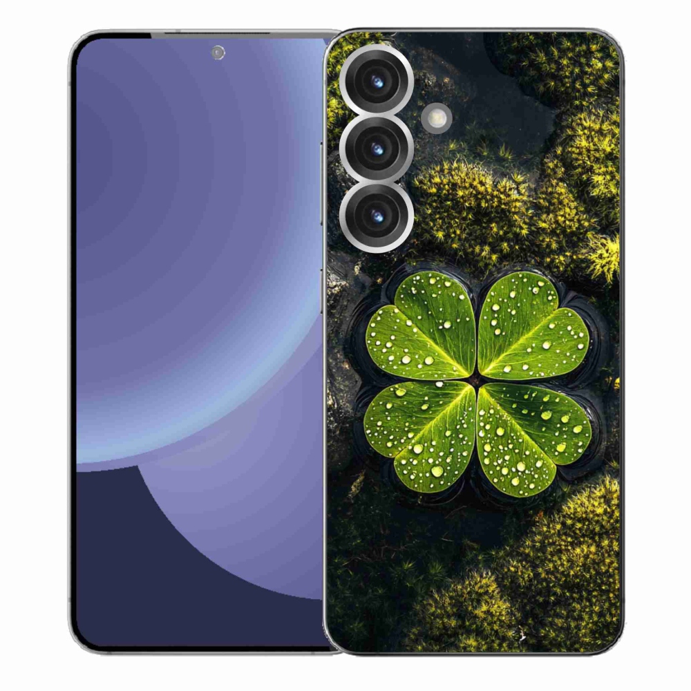 Gélový kryt mmCase na Samsung Galaxy S25+ - štvorlístok