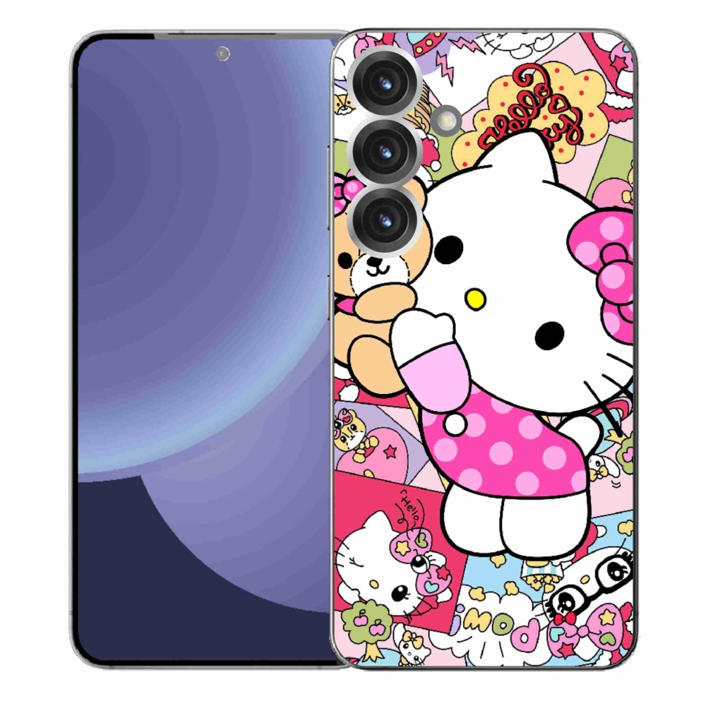 Gélový kryt mmCase na Samsung Galaxy S25+ - cute kitty