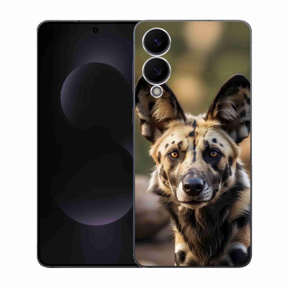 Gélový kryt mmCase Samsung Galaxy S25 Edge - africký divoký pes