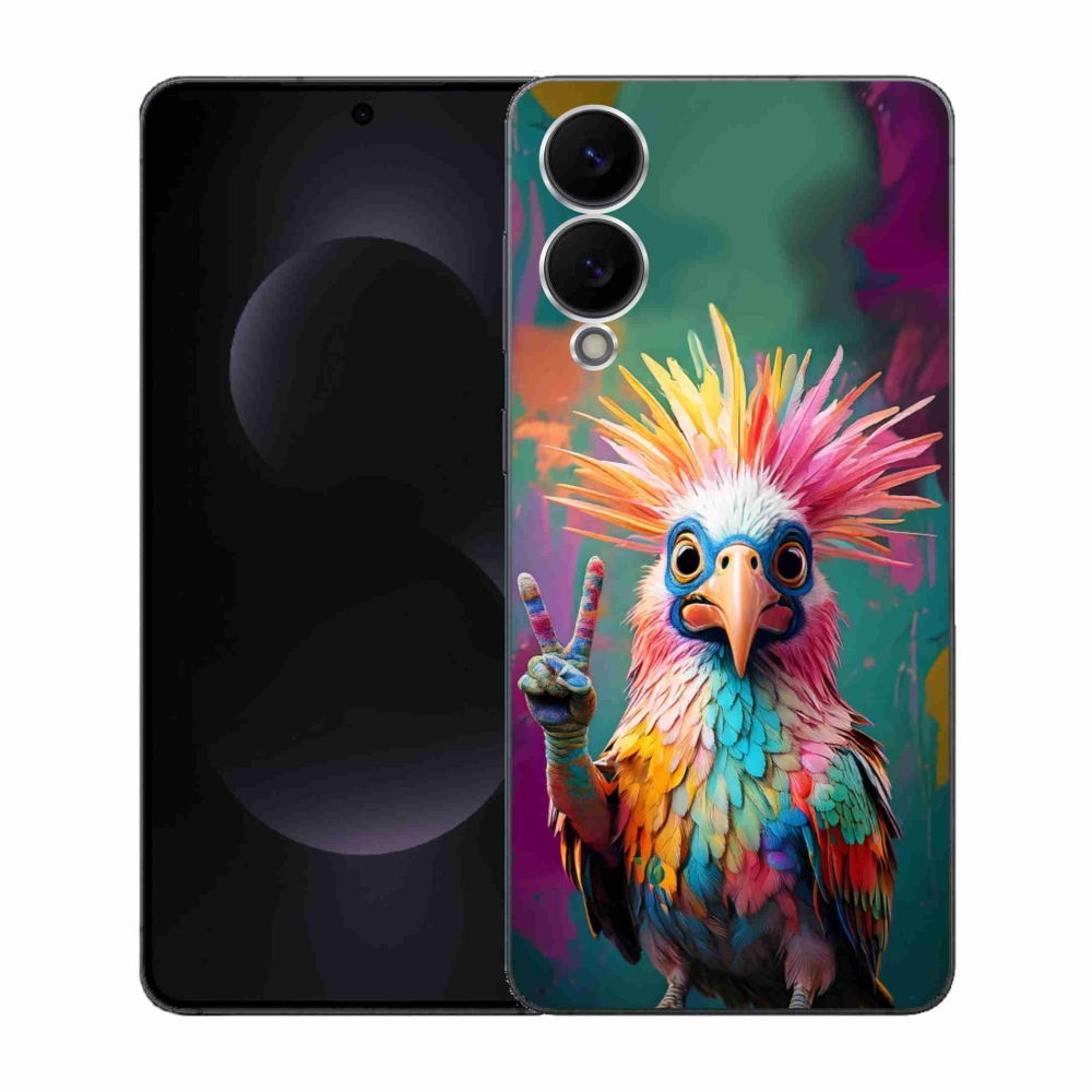 Gélový kryt mmCase na Samsung Galaxy S25 Edge - farebný rebel