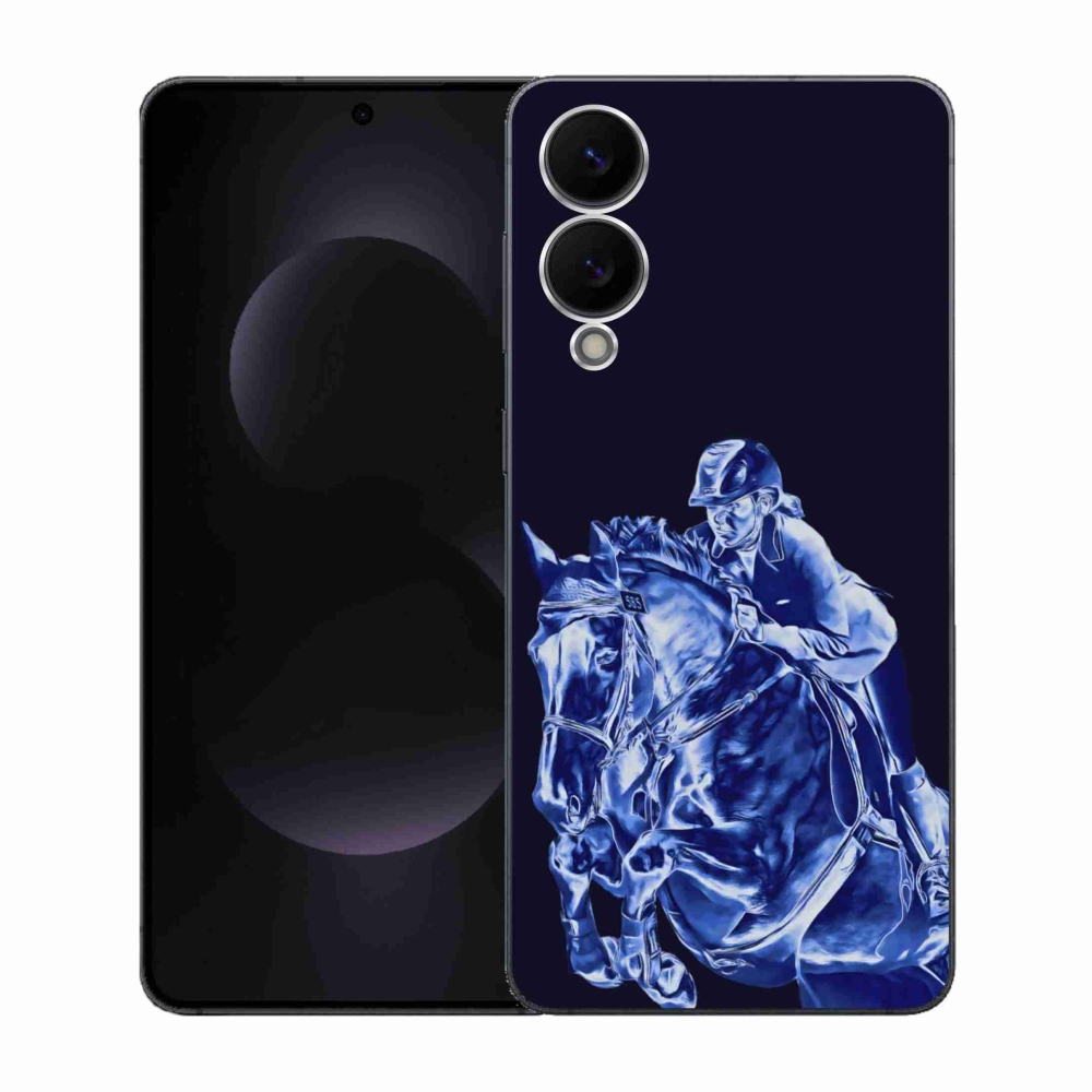 Gélový kryt mmCase na Samsung Galaxy S25 Edge - dostihový kôň