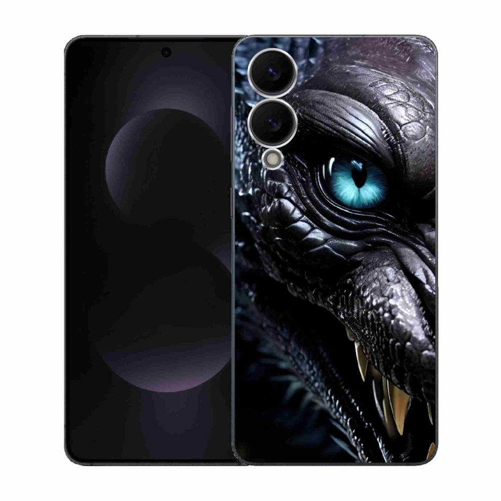 Gélový kryt mmCase na Samsung Galaxy S25 Edge - dračí pohľad