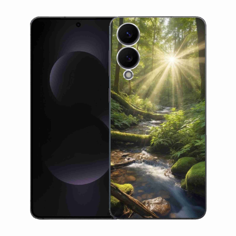 Gélový kryt mmCase na Samsung Galaxy S25 Edge - hlbina lesa