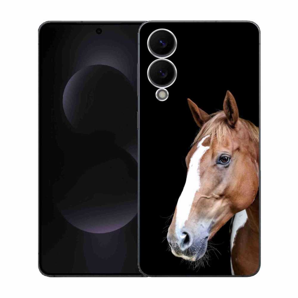 Gélový kryt mmCase na Samsung Galaxy S25 Edge - hnedý kôň 3