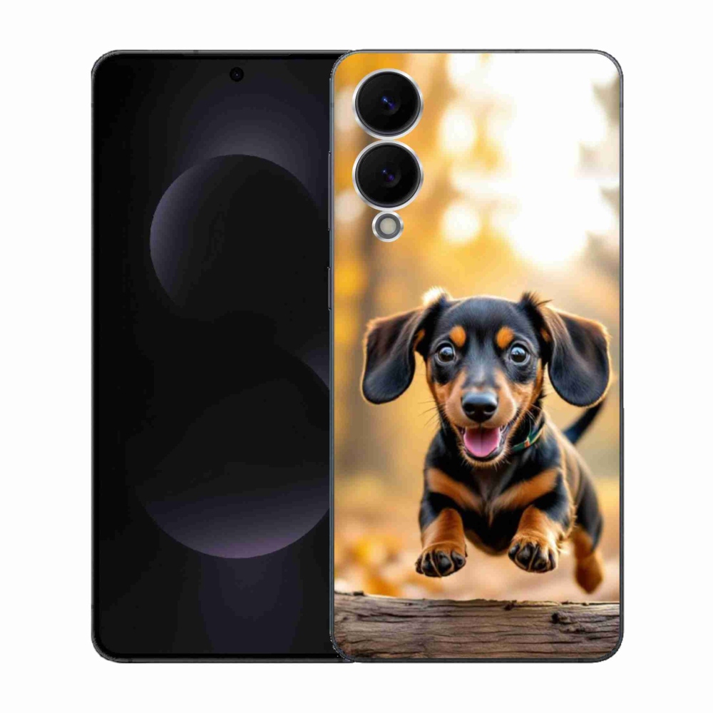 Gélový kryt mmCase na Samsung Galaxy S25 Edge - jazvečík 2