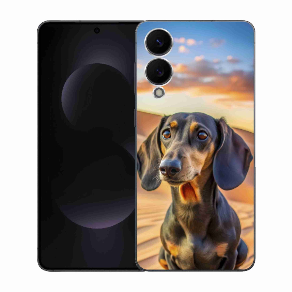 Gélový kryt mmCase na Samsung Galaxy S25 Edge - jazvečík 3