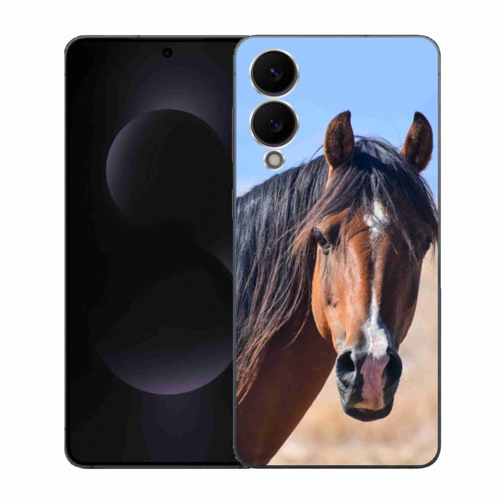 Gélový kryt mmCase na Samsung Galaxy S25 Edge - pokojný kôň