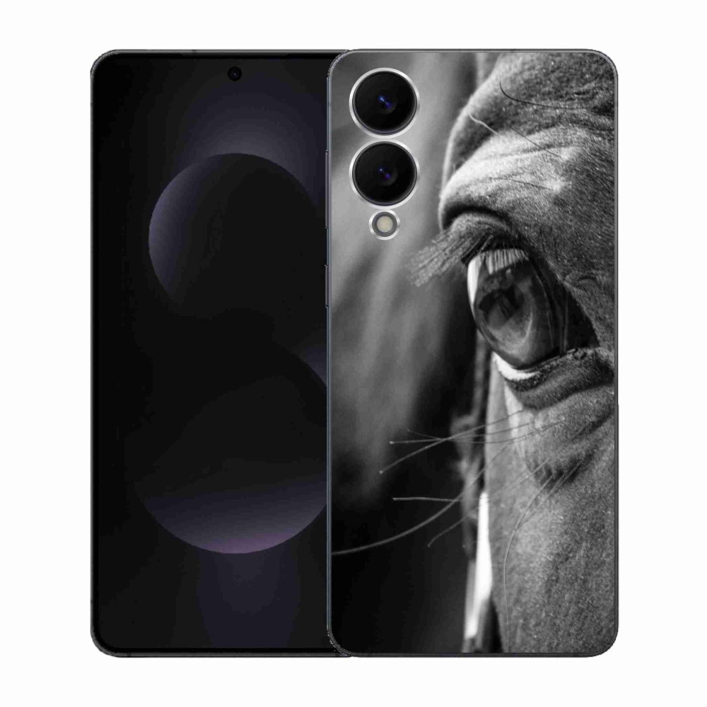 Gélový kryt mmCase na Samsung Galaxy S25 Edge - konský pohľad