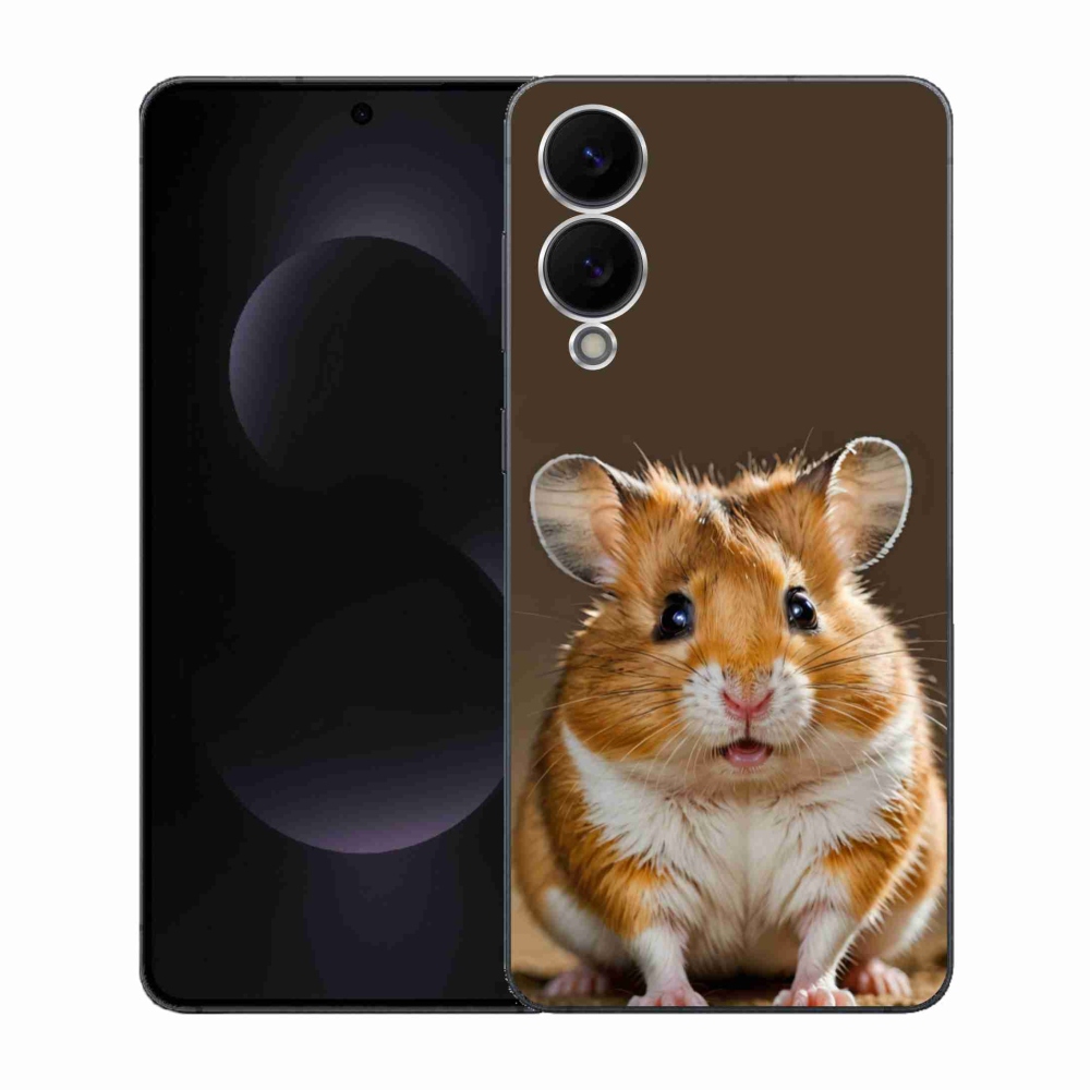 Gélový kryt mmCase na Samsung Galaxy S25 Edge - škrečok