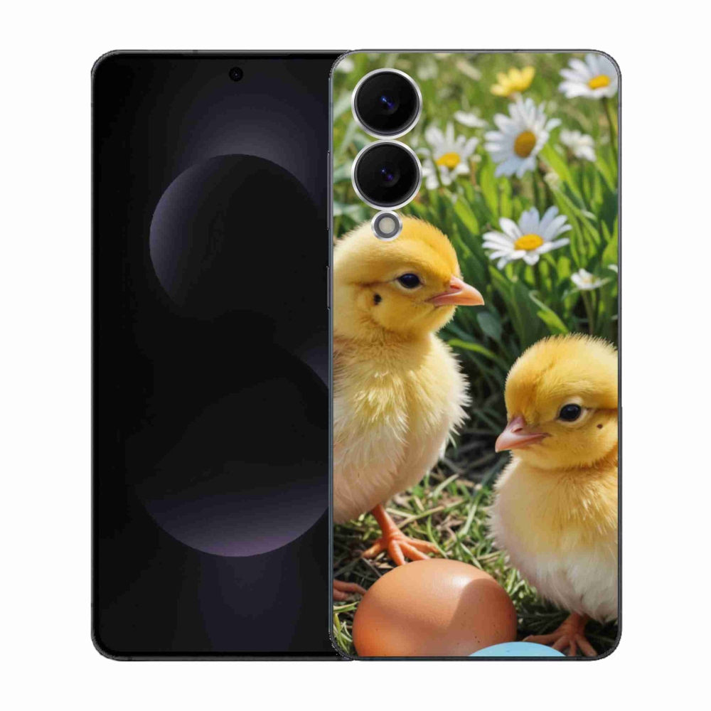 Gélový kryt mmCase na Samsung Galaxy S25 Edge - kuriatka