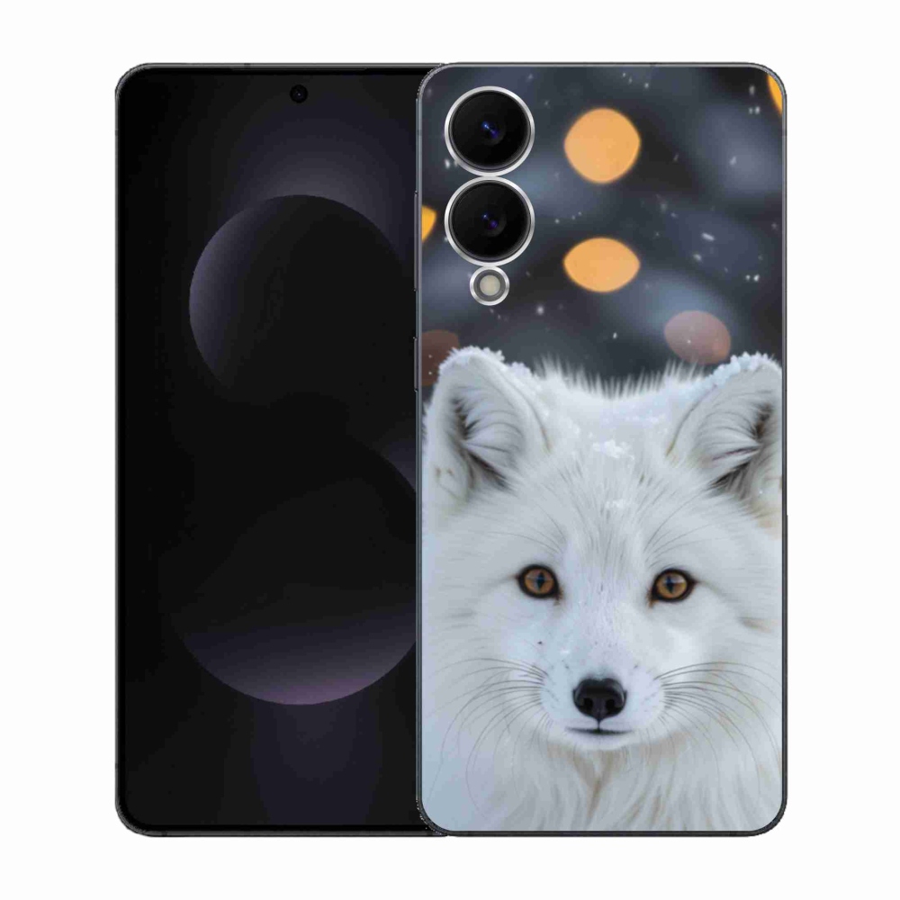 Gélový kryt mmCase na Samsung Galaxy S25 Edge - líška polárna