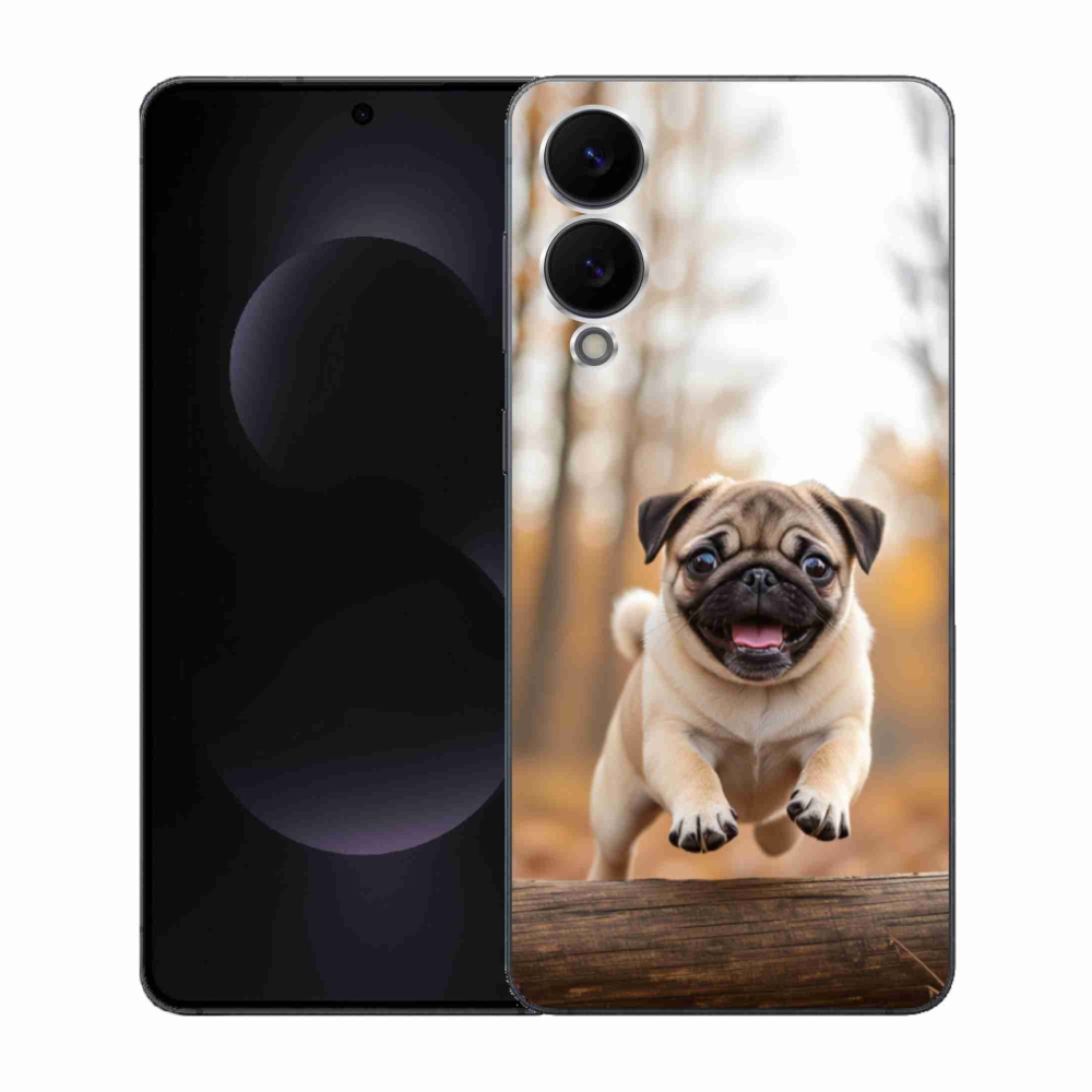 Gélový kryt mmCase na Samsung Galaxy S25 Edge - mops 2