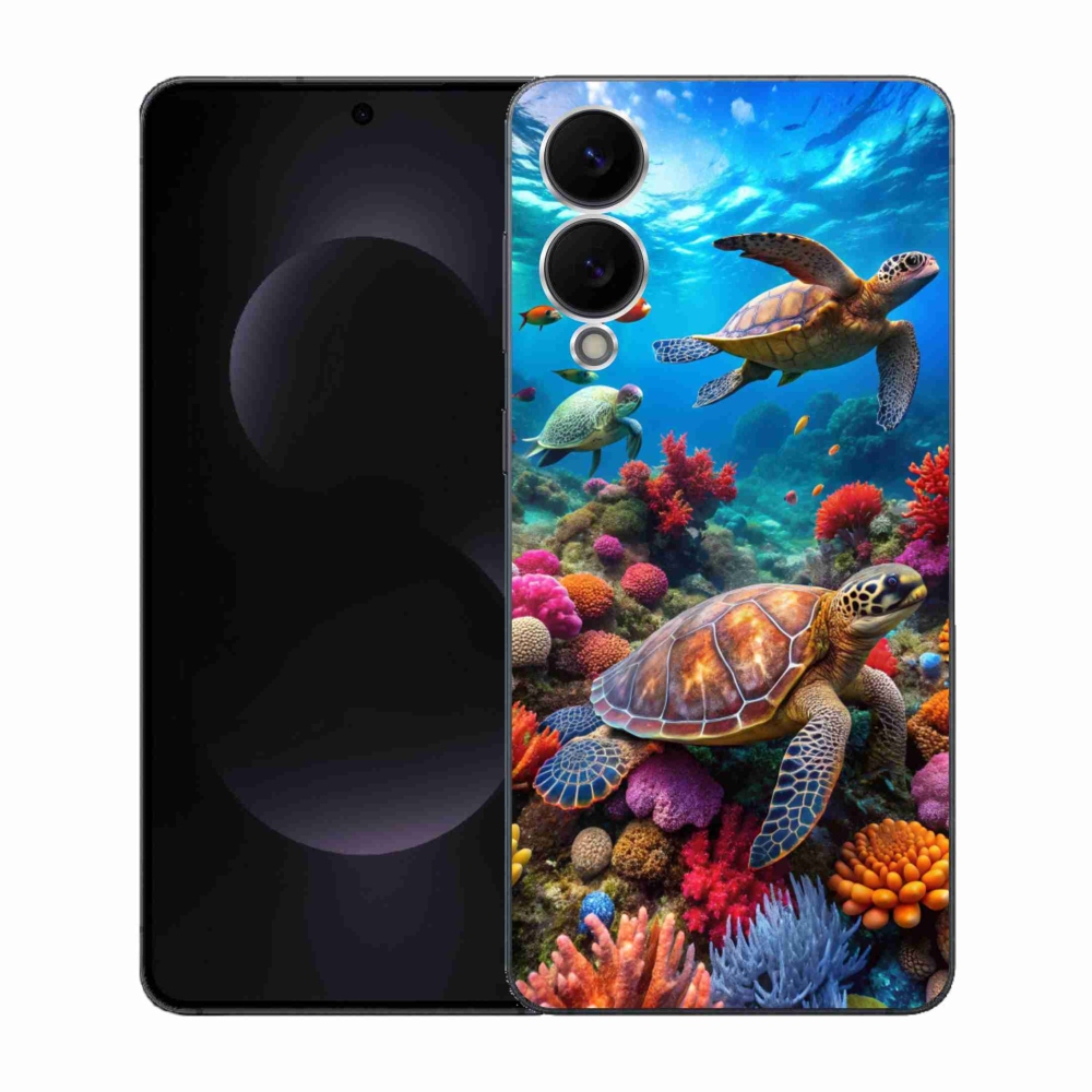 Gélový kryt mmCase na Samsung Galaxy S25 Edge - morský svet 2