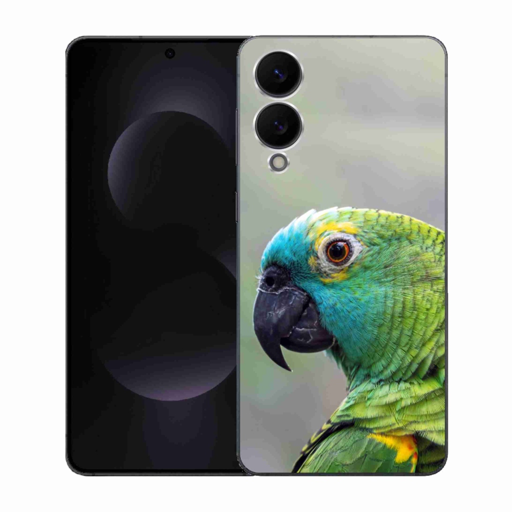 Gélový kryt mmCase na Samsung Galaxy S25 Edge - papagáj amazoňan