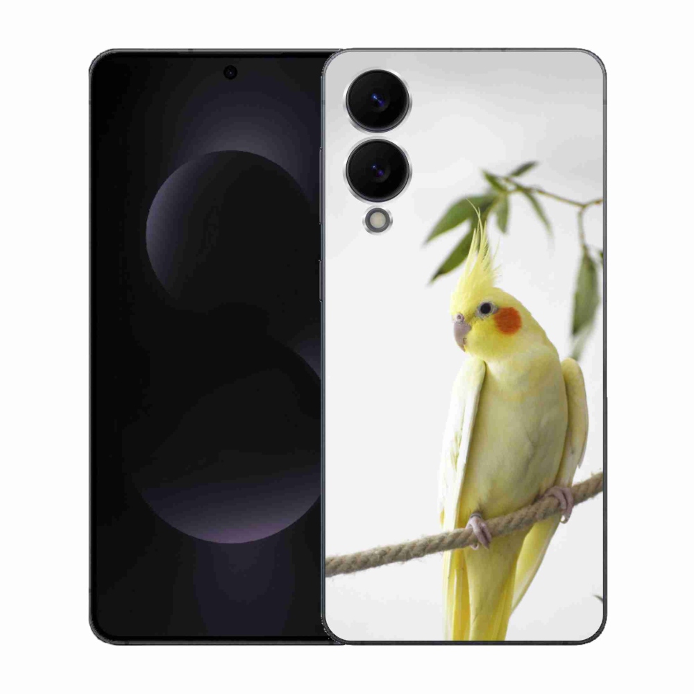 Gélový kryt mmCase na Samsung Galaxy S25 Edge - papagáj korela chocholatá