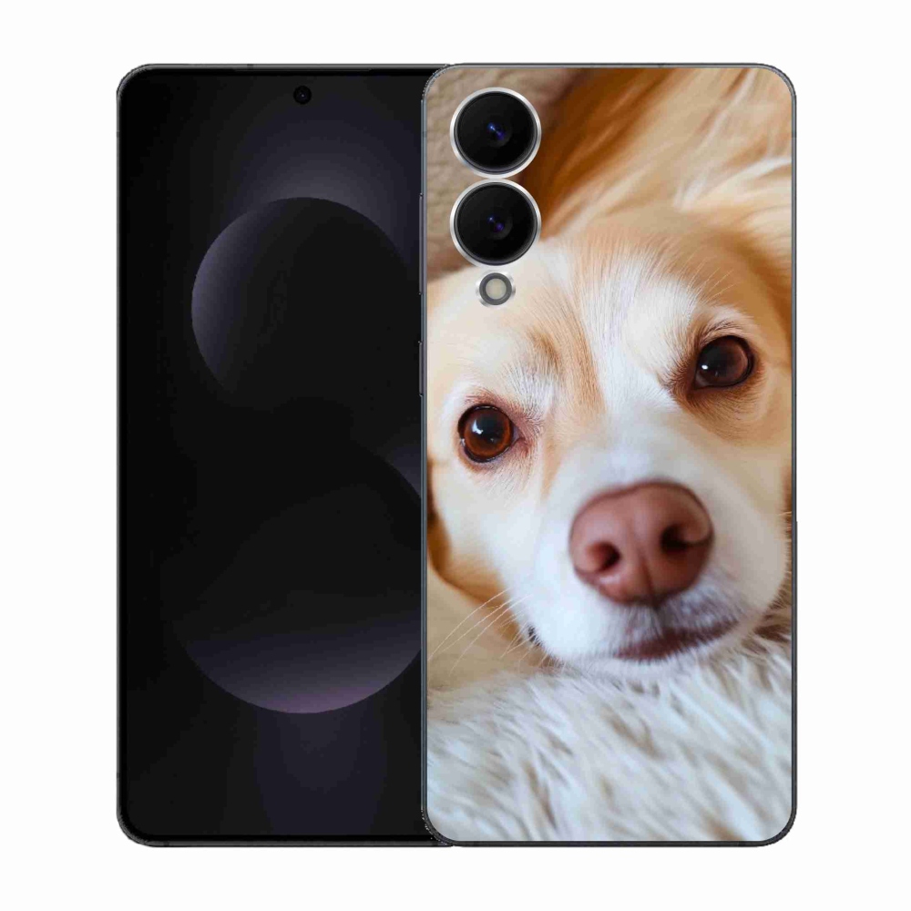 Gélový kryt mmCase na Samsung Galaxy S25 Edge - Roztomilá čivava