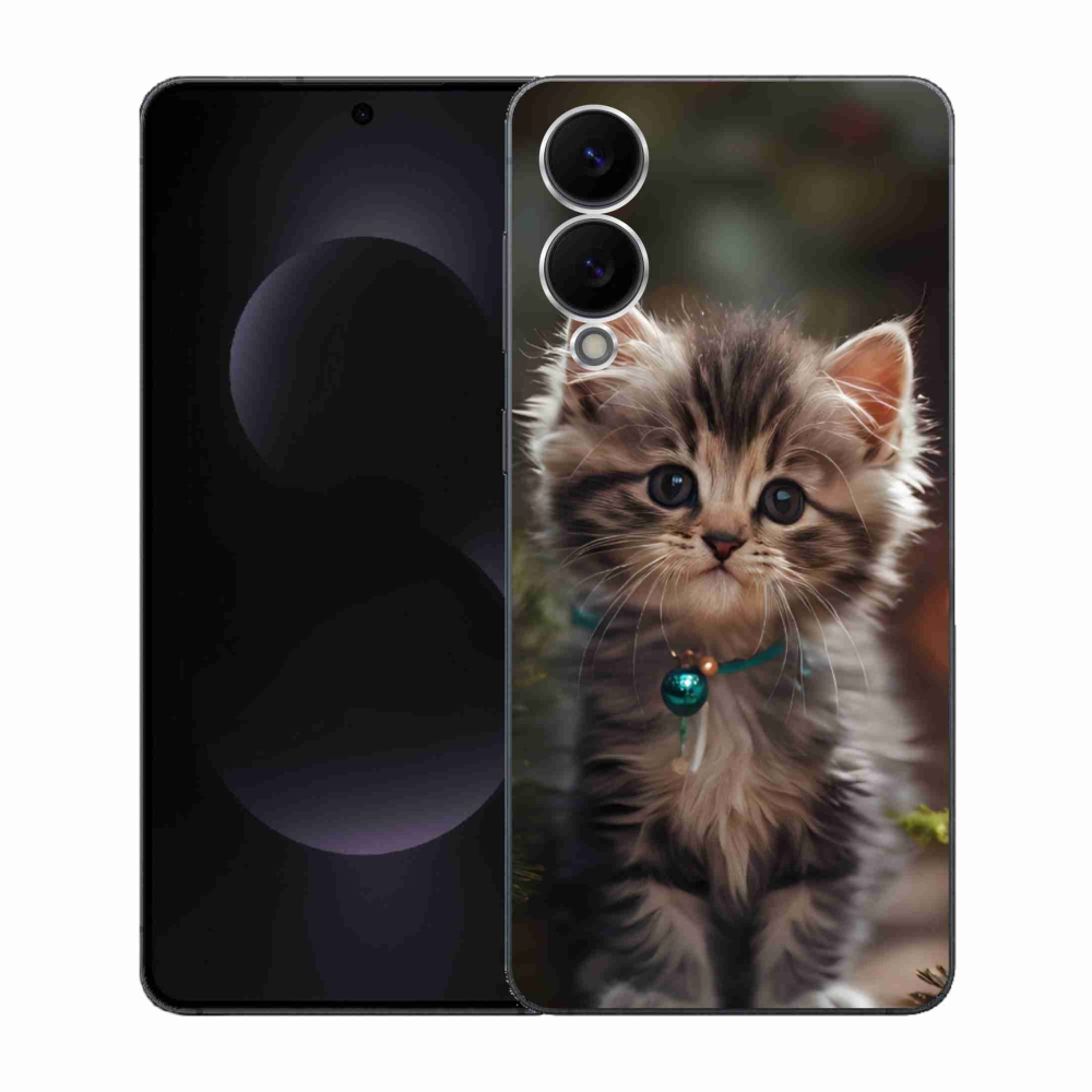 Gélový kryt mmCase na Samsung Galaxy S25 Edge - roztomilé mačiatko 11