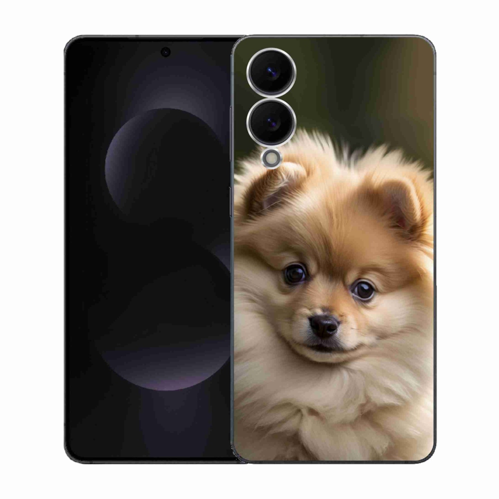 Gélový kryt mmCase na Samsung Galaxy S25 Edge - roztomilý pomeranian 2