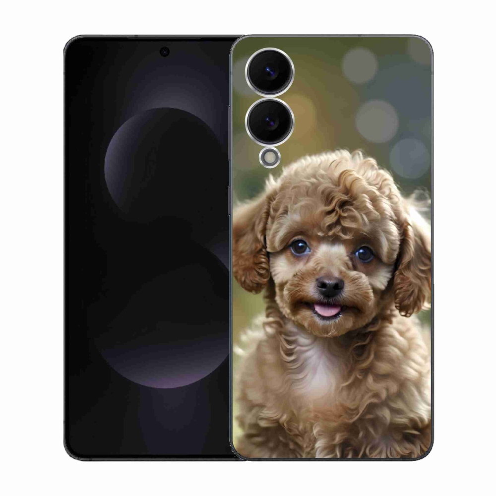 Gélový kryt mmCase na Samsung Galaxy S25 Edge - roztomilý pudel