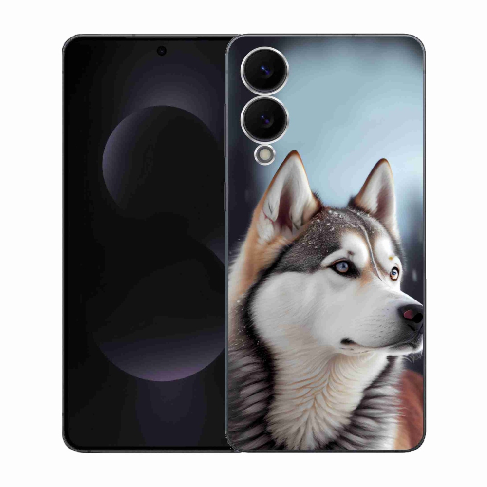 Gélový kryt mmCase na Samsung Galaxy S25 Edge - sibírsky husky