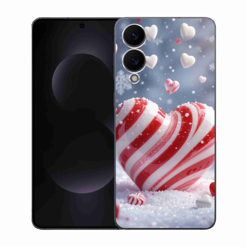 Gélový kryt mmCase na Samsung Galaxy S25 Edge - sladké srdce