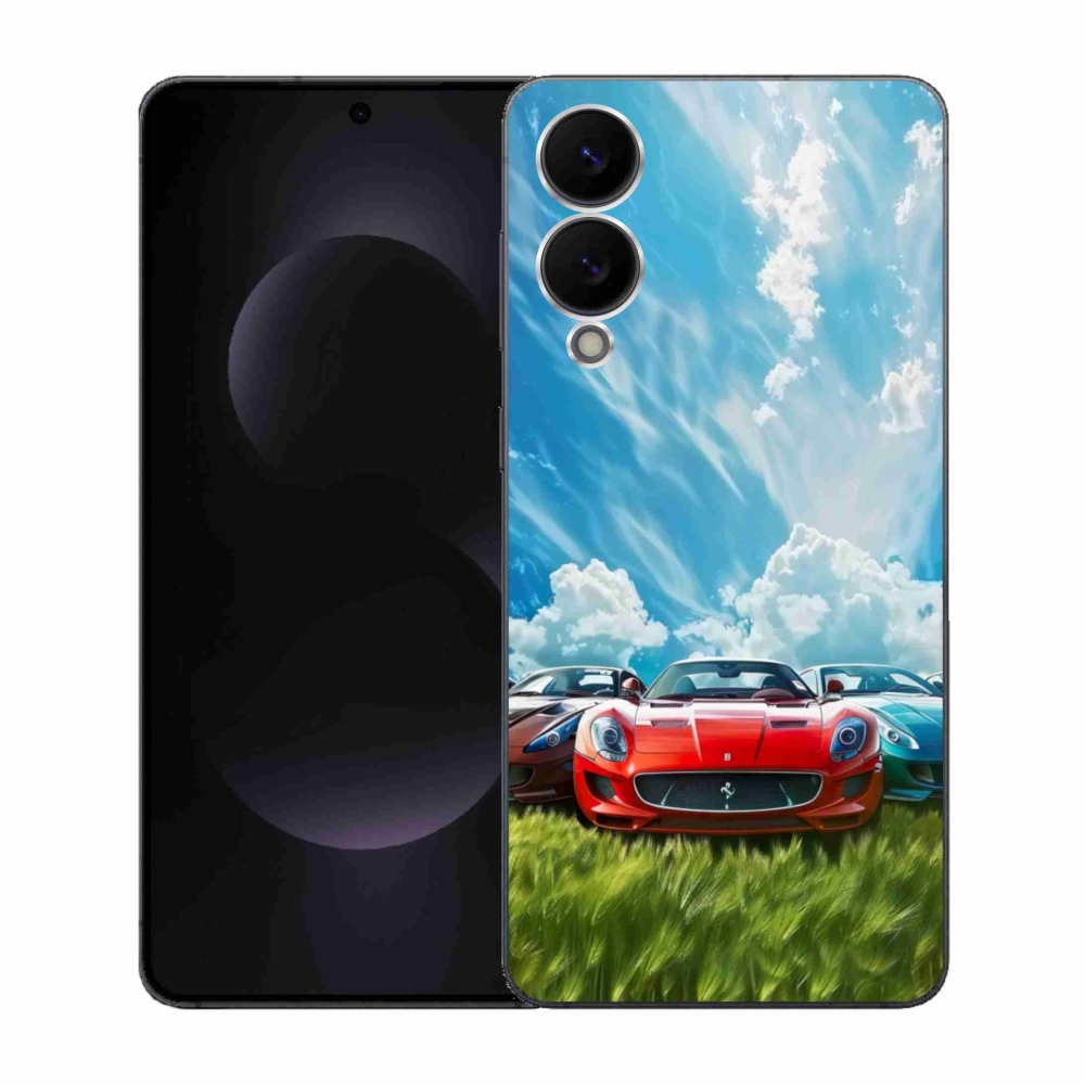 Gélový kryt mmCase na Samsung Galaxy S25 Edge - športové vozidlá