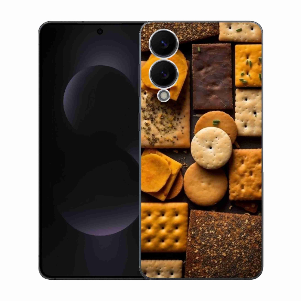 Gélový kryt mmCase na Samsung Galaxy S25 Edge - sušienky