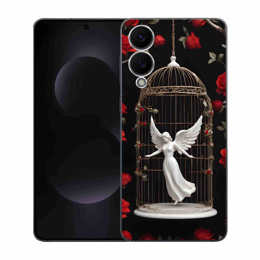 Gélový kryt mmCase na Samsung Galaxy S25 Edge - uväznený anjel