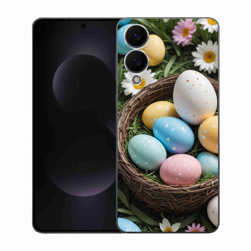 Gélový kryt mmCase na Samsung Galaxy S25 Edge - veľkonočné vajíčka 2