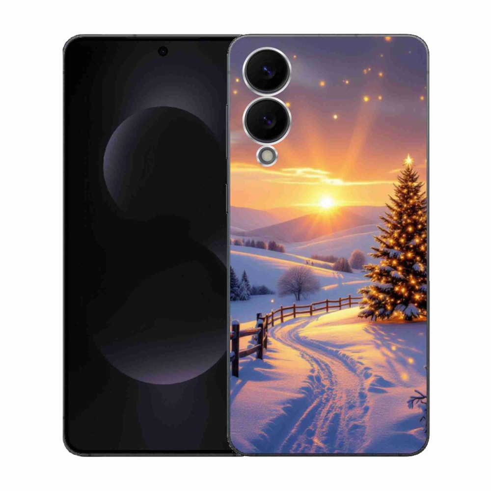 Gélový kryt mmCase na Samsung Galaxy S25 Edge - zimná krajina