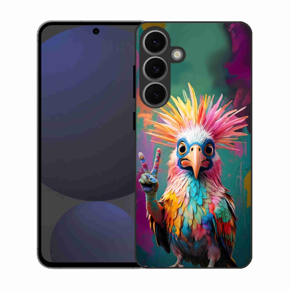 Gélový kryt mmCase na Samsung Galaxy S25 EFE - farebný rebel