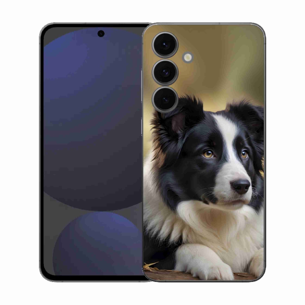Gélový kryt mmCase na Samsung Galaxy S25 EFE - border kólia 2