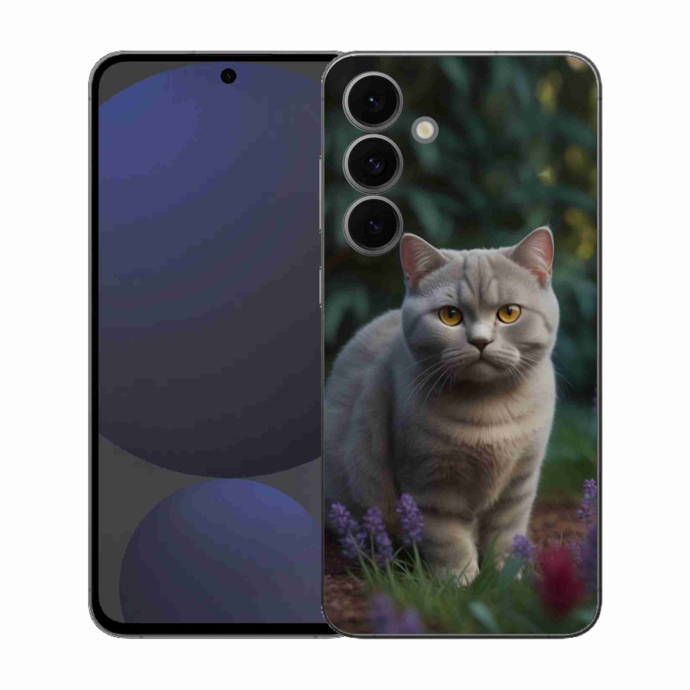 Gélový kryt mmCase na Samsung Galaxy S25 FE - britská mačka