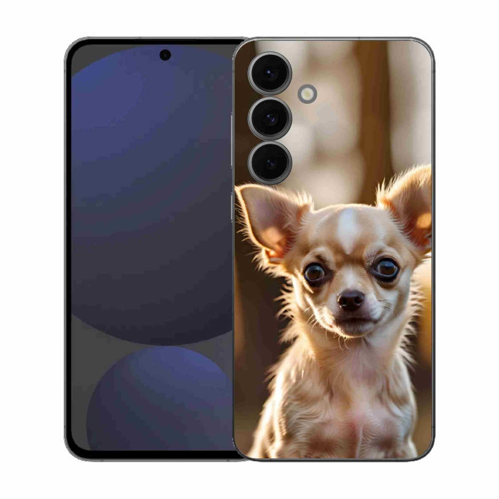 Gélový kryt mmCase na Samsung Galaxy S25 EFE - čivava 6