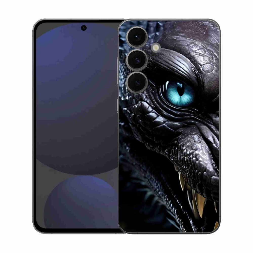 Gélový kryt mmCase na Samsung Galaxy S25 EFE - dračí pohľad