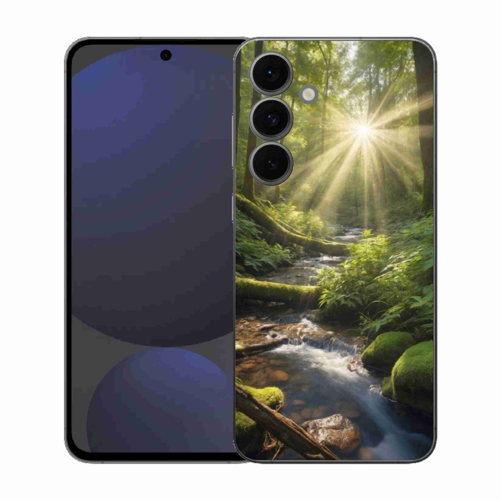 Gélový kryt mmCase na Samsung Galaxy S25 FE - hlbina lesa