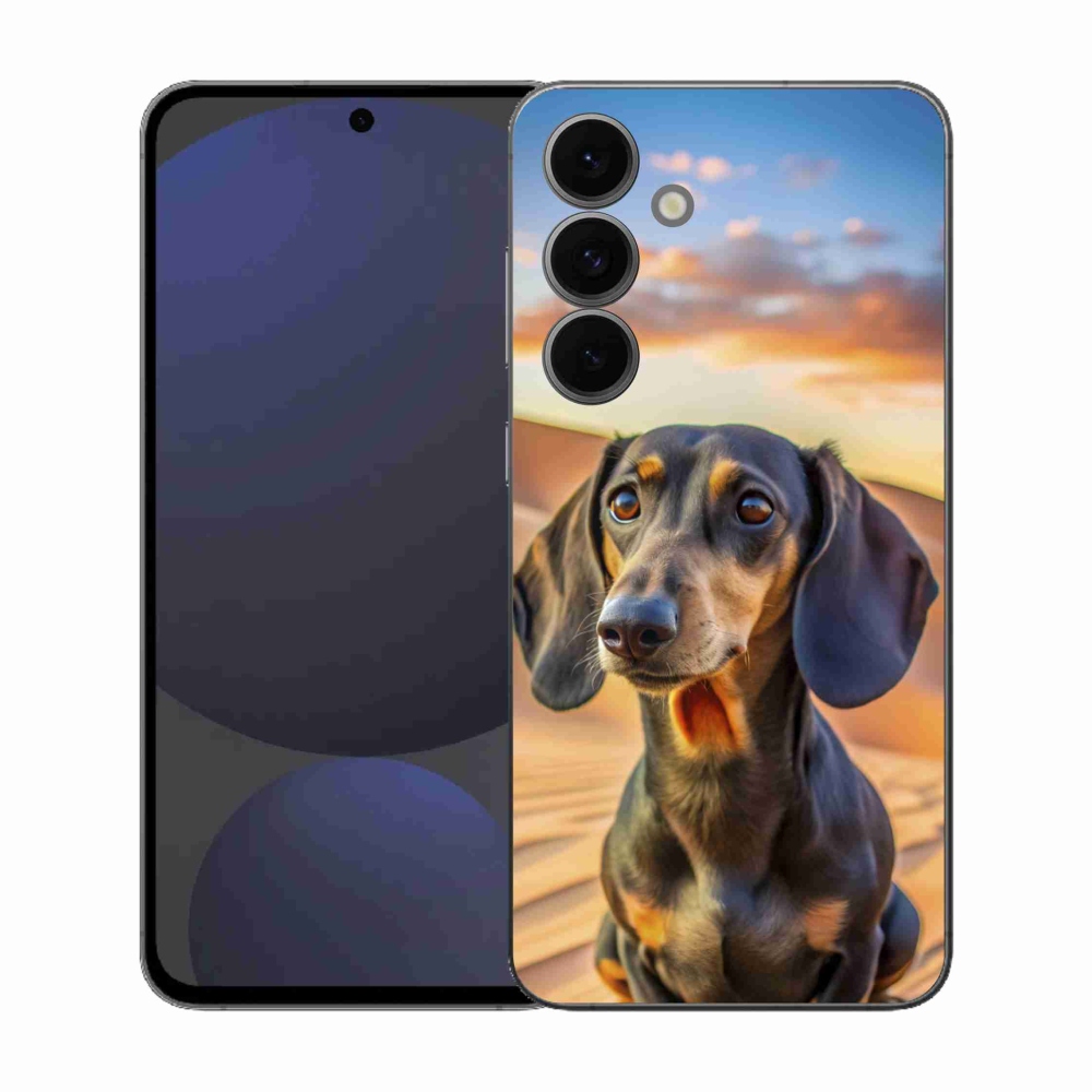 Gélový kryt mmCase na Samsung Galaxy S25 FE - jazvečík 3