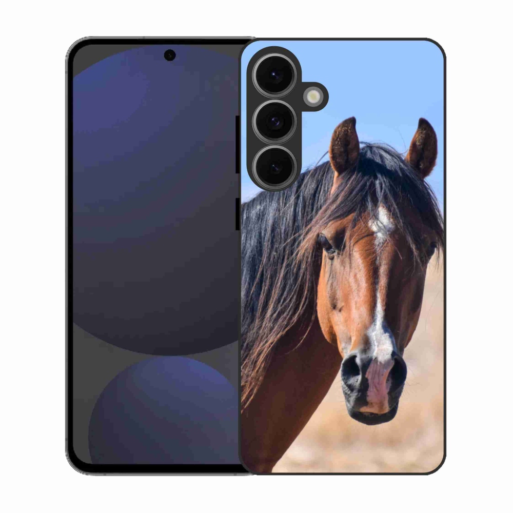 Gélový kryt mmCase na Samsung Galaxy S25 EFE - pokojný kôň